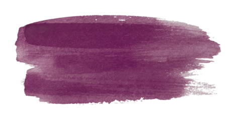 purple watercolor background. Artistic hand paint. Isolated on transparent background.