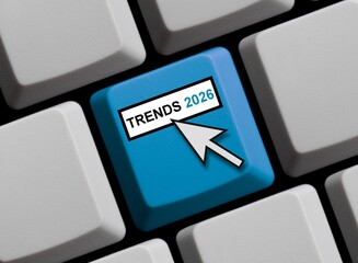 Im Internet nach den Trends für 2026 suchen