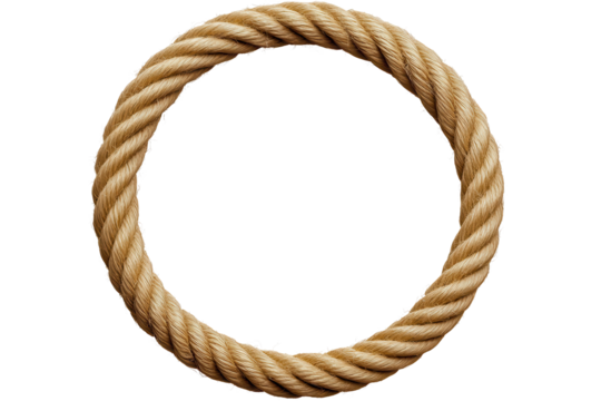 Rope border isolated design perfect for marine themes, crafts, and decorative uses in various art projects and creative workspaces