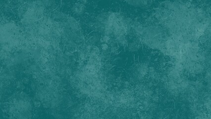 Deep Ocean Teal Watercolor Background Artistic Design.