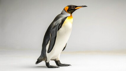 Fototapeta premium King Penguin on studio background