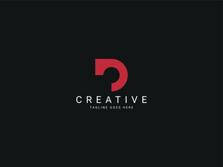 d modern letter logo	