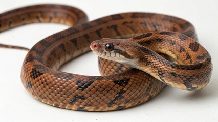 Obraz premium King Rat Snake on studio background