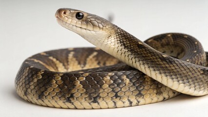 Obraz premium King Rat Snake on studio background