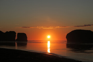 Sunrise on the coast