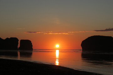 Sunrise on the coast