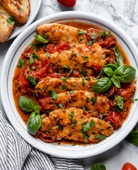 Chicken with Tomatoes and Herbs