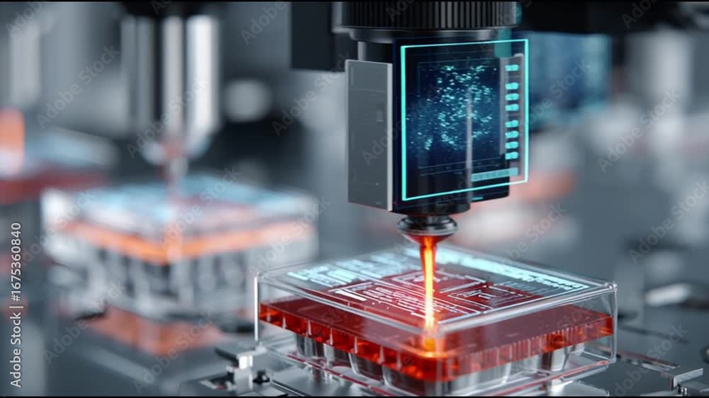 Poster 3d bioprinting biofabrication. tissue engineering. organ printing. medical device. biotech. bioink. 