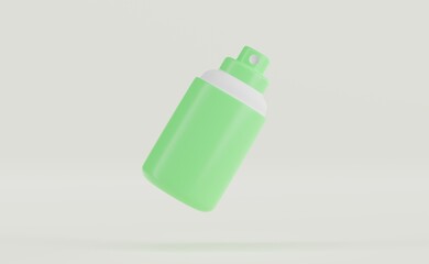 3D illustration. Moisturizing Lotion Container