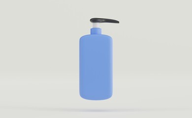 3D illustration. Moisturizing Lotion Container