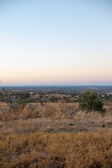 Fototapeta premium Sunset in the countryside, Alentejo