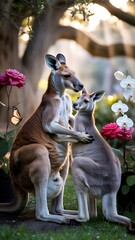 Obraz premium kangaroo in australia