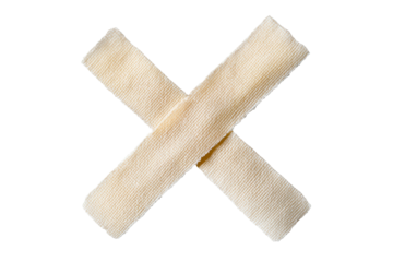 Cross wound dressing bandage designed for effective wound care in various medical settings, ensuring protection and support for injured areas during healing