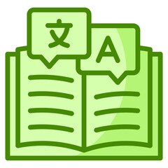 Language Book Icon