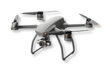 A drone on transparent background.