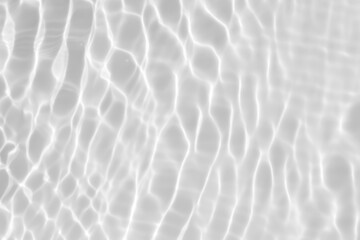 Abstract white transparent water shadow surface texture natural ripple background