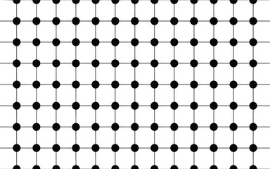 Abstract Grid Pattern: Minimalist Black and White Dot Matrix Design