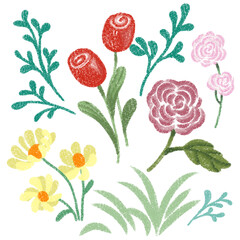 seamless pattern with roses