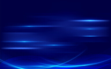 Blue abstract vector background