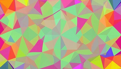 Obraz premium Intersecting vibrant polygons forming a dynamic, colorful abstract pattern, polygon pattern, modern design