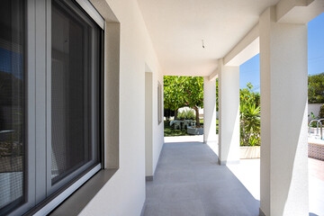 Covered Terrace with Garden View