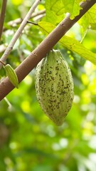 Black Pod Disease on Cocoa Fruit.