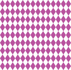 Repeating pattern of diamonds on a white background creating a geometric design. eps 10