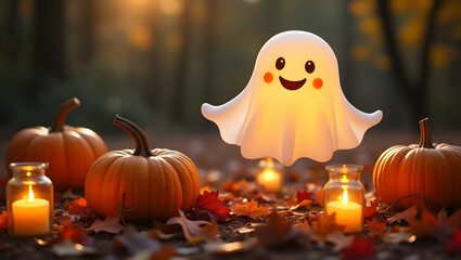 Naklejka premium Happy Halloween