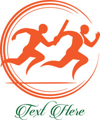 sports icons set, Relay Races