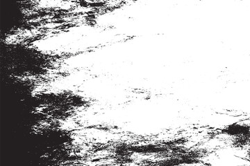 Black and White Grunge Texture with Distressed Edges