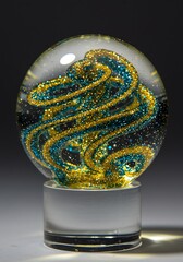 瑠璃と金色の螺旋