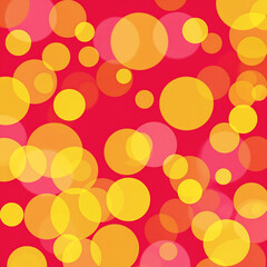 Abstract multicolor circle pattern