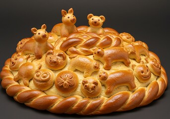 黄金の動物パン