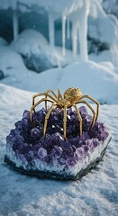 氷晶の黄金蜘蛛