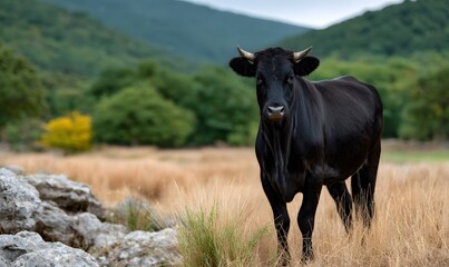 cow on the meadow