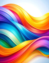 Abstract colorful swirls background design