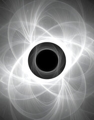 Abstract design with swirling lines