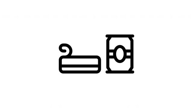 cans minimalist stroke animation