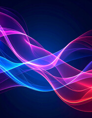 Colorful abstract wave design