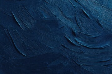 Deep blue textured paint strokes