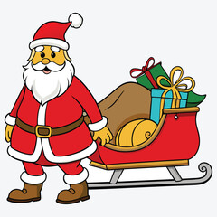 Santa vector, Santa design, Santa concept, Santa post, Santa cartoon, Santa icon, Santa template, Santa art, Santa concepts & topics, Santa doodle, 