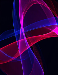 Abstract vibrant lines design