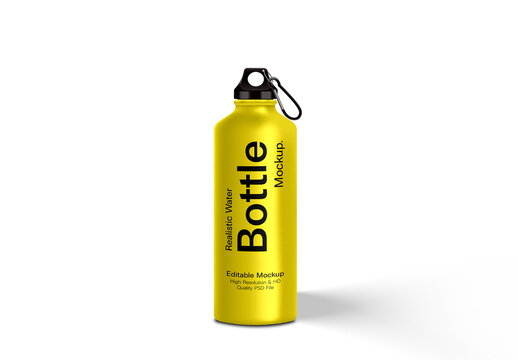Sports Metal Bottle Mockup Template