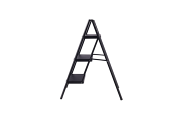 Compact Folding Ladder – 3 Step Lightweight Steel Design