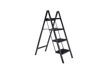 Folding 4-Step Steel Ladder – Lightweight Stair Step Design