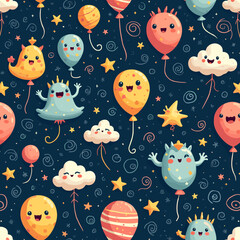 happy birthday, birthday celebration, balloon party, birthday pattern, colorful balloons, birthday decorations, birthday design, festive balloons, party balloons, balloon pattern, cheerful birthday, p