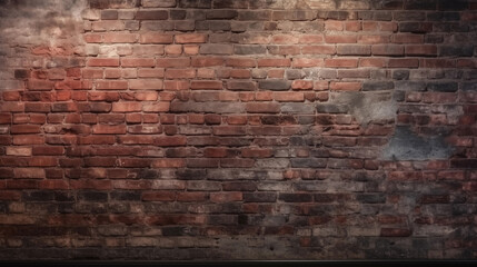 Old Brick Wall Texture Background – Rustic Grunge Surface for Urban Design, Vintage Construction.
