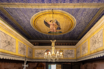 Wnętrze cerkwii w Dubnem w Gminie Muszyna. © rogozinski