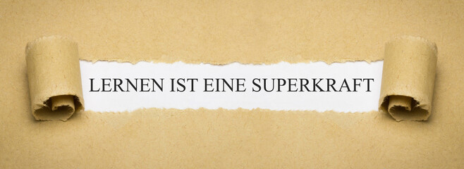 Lernen ist eine Superkraft