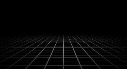黒の幾何学空間